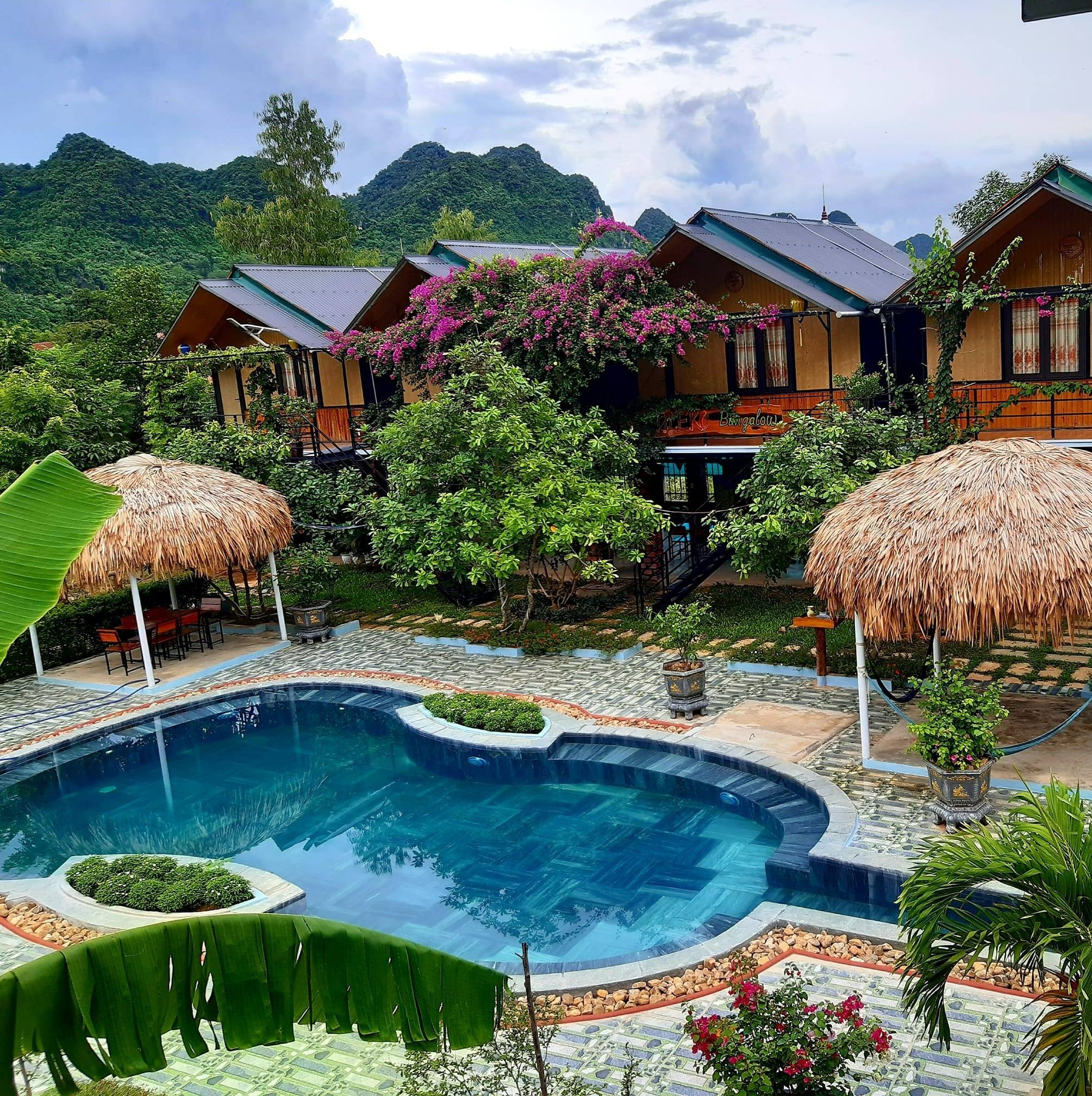 Review Phong Nha Bolero Bungalow chi tiết không gian